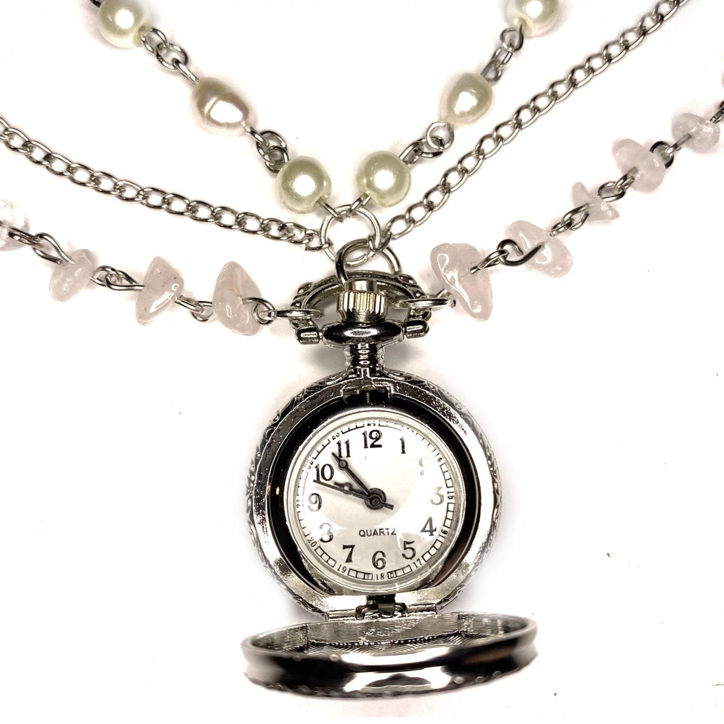 klok ketting open