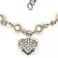 Bracelet with Pearls and a Heart
