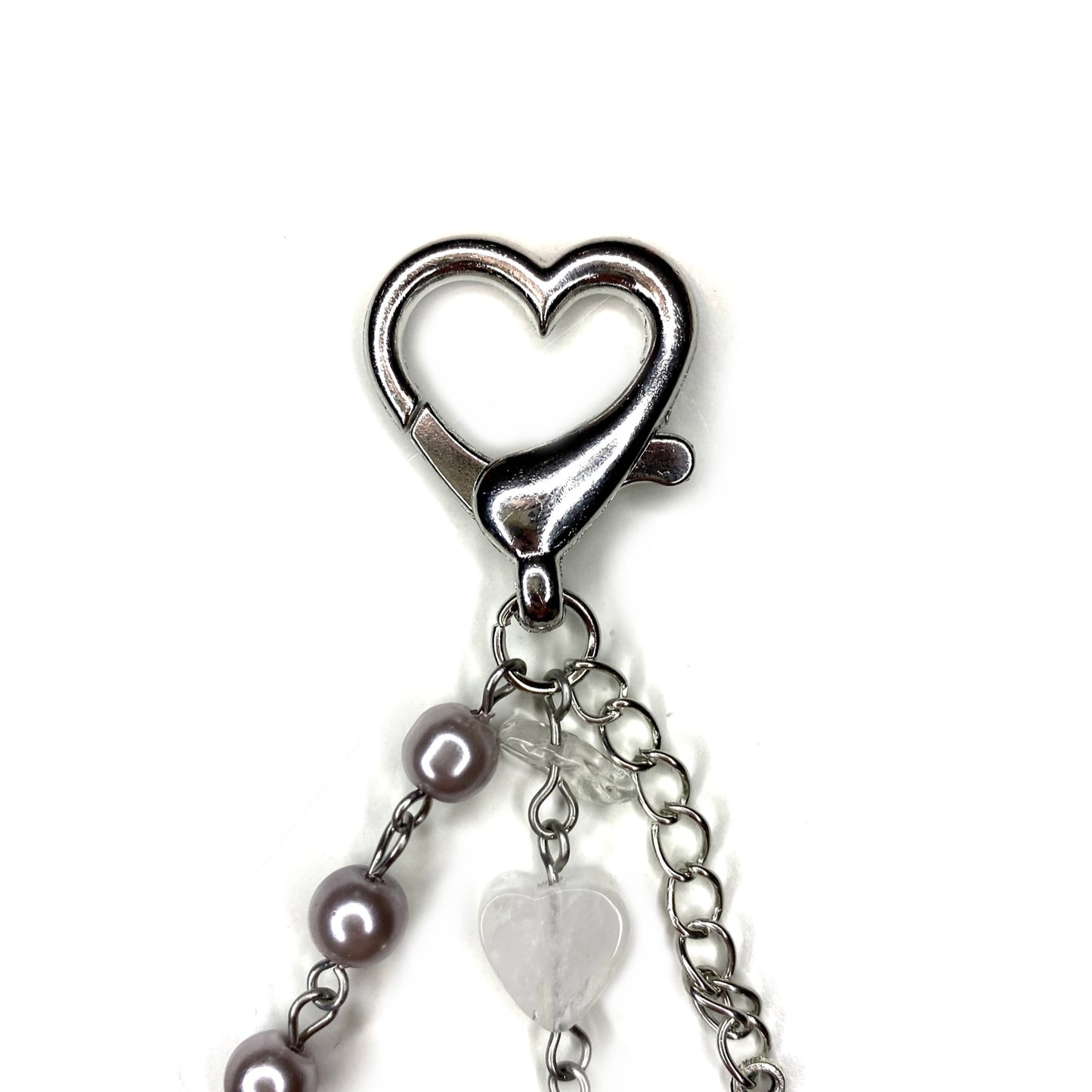 Keychain with strars and beads