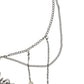 Necklace with Pearls Chain and A Cross - Fairyjeweler